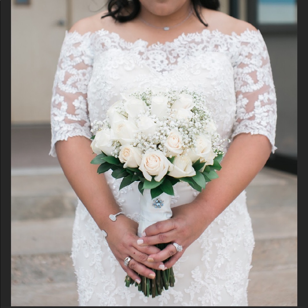 Wedding Dress and Jacket, Champagne and Ivory